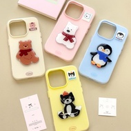 HP Latest Penguin 2025 Jelly Color 2 In 1 Casing Vivo T5 Z11X V70 Fe Y05 V60 Lite 4G 5G Y400 Y29 Y19