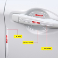 Suitable for Isuzu D-max Mu-x Panther Wizard Rodeo Stylus Car Door Bowl Handle Rearview Mirror Door Adhesive Drop Protection Sticker