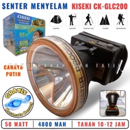 Senter Kepala Selam KISEKI CK-GLC200 50W 4800mAh | Senter Selam