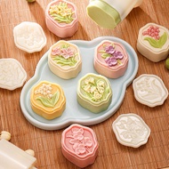 Lily of the Valley Mooncake Mold Mung Bean Cake Mold Lotus Osmanthus Cuckoo Cherry Blossom Pastry Mo