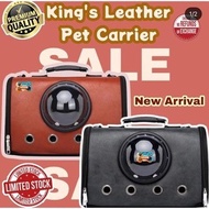 Pet CARRIER LEATHER 39x26x20cm