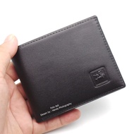 Imported genuine leather men's sleeping wallet - DAVID JONES NTOO BLACK