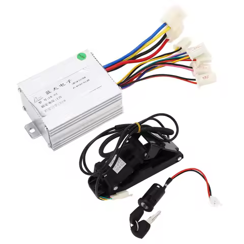 12V 24V 36V 48V 250W 350W 500W 800W 1000W Electric Bike Brush Speed Motor Controller Kit with Thrott
