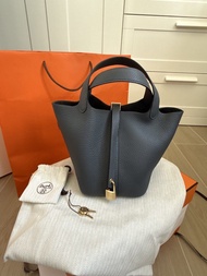 Hermes Picotin 18 Gris misty 愛馬仕 菜籃子