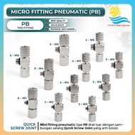 FITTING MICRO PNEUMATIC PB 6-M5