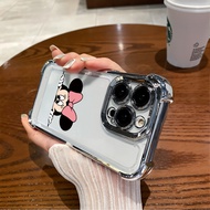 For Honor 400 Pro 400 Lite 50 X30i Huawei P30 P40 Pro Soft Plated Edge Cute Minnie Deisgn Phone Case