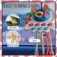 Mainan Baby 6 Bulan ke Atas Octopus Pull String Toy 6 Month Baby Toy Toys for Baby Mainan Montessori