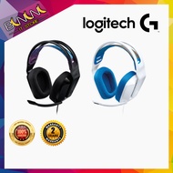 Logitech G335 Wired Gaming Headset Black/White, with Flip to Mute Microphone