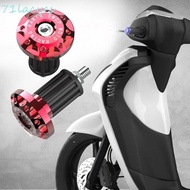 LACYES Motorcycle Handle Bar Ends Handlebar Caps CNC Metal Dirt Bike Accessories Accessories Parts D