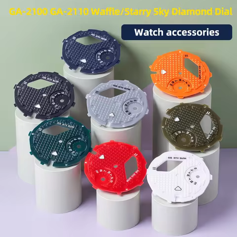 GA-2100 GA-2110 Waffle Dial FOR Casio Watch GA2100 series Personality Modified Starry Sky Diamond Di