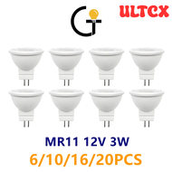 ULTCXI GU4ฮาโลเจนสำหรับตกแต่งไฟสำหรับบ้านอุ่น,ฮาโลเจนสำหรับ Mr11หลอดไฟ Led ประหยัดพลังงาน12V 3W ไฟสป