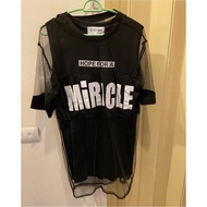 Second Hand Black Street Style Shirt Korean