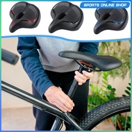 [Beauty] Ergonomic PU Bicycle Saddle, Wide, Shock-absorbing, Breathable, Comfortable for Mountain Bi