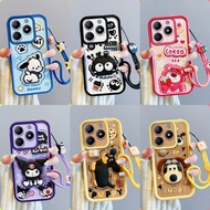 Casing REALME C63 C61 C53 C51 patung pelekat comel phone casing