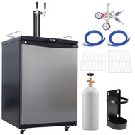 SucceBuy 163L Electric Beer Kegerator Beer Cooling Portable Draft Beer Dispenser Pressurized Equipme