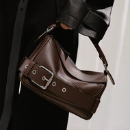 Beg wanita kulit asli, beg tangan silang berkapasiti besar, beg biker geometri corak puzzle kulit le