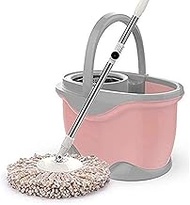 Mop Bucket Rotating Mop Household Automatic Hands free Washing Mop Squeeze Water Mop Stainless Steel Bucket Anniversary