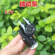 DC Peristaltic Pump Micro Water Pump Self-priming Pump Adjustable Inlet Outlet Direction DC3V 3.7V 5