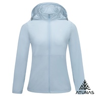 [ATUNAS ATUNAS] Women's Sunscreen Breathable Lightweight Jacket (A8GA2616W Ice Blue/Cool Hooded Jack