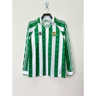 #BET 95-97 Home Away Long Sleeve Retro Soccer Jersey Football #ALFONSO #JOAQUIN