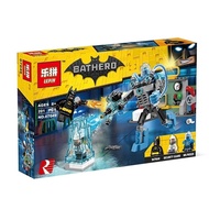 Lepin Le spelled as Batman movie series frozen ice attack 70901 assembled stacker 07049