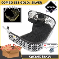 Combo Set Motorku Raga Kacang (GOLD/SILVER) With Carpet + Getah + Drink Holder Y15 Y16ZR LC135 RS150