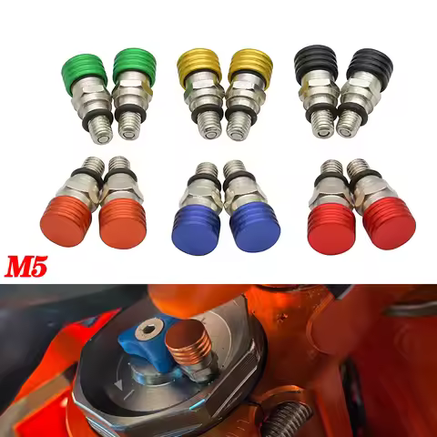 M5 0.8MM Fork Air Bleeder Relief Valve For HONDA CR125 CR150 CR250 CR500 CRF230F CRF250R CRF250X CRF