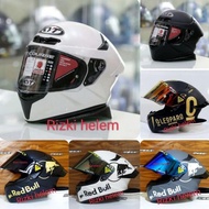 Helm full face KYT tt course+paket ganteng