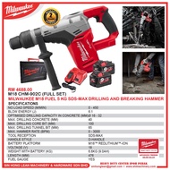 MILWAUKEE M18 CHM-902C (FULL SET) M18 FUEL 5 kg SDS-Max Drilling and Breaking Hammer Drill