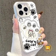 Cartoon Cat Phone Case For Realme Narzo N65 N61 N63 N55 N53 80 Lite 70 Pro 70X 60X 50 50A Prime 30A 