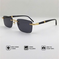 Kính râm không viền Mb344S - Tròng kính phân cực chống tia UV100% - Made in Japan