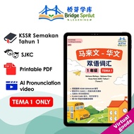 [PDF] Kosa Kata Dwibahasa BM-BC SJKC Tahun 1 Tema 1 | Latihan + Video