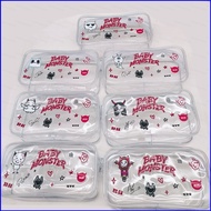 G2P BABYMONSTER Pencil Case SEE YOU THERE PVC Stationery Bag Large Capacity Travel Portable Makeup B