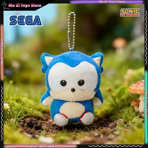 SEGA Prize Sonic The Hedgehog Tails Mini Plush Keychain Cooro Series Soft Stuffed Animal Bag Pendant