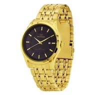 BEST PRODUK MIRAGE JAM TANGAN PRIA MEWAH EMAS GOLD KASUAL FORMAL ANTI KARAT ANTI AIR BERGARANSI ORIG