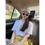 VERSACE Summer Short-Sleeved T-Shirt Large Size Classic Style Bottoming Contrast Color New High-End 