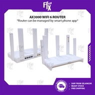 FunTechX AX3000 RG-EW3000GX WiFi 6 Router Dual-WAN Gigabit Router High Speed Dual Band 2.4GHz + 5Ghz