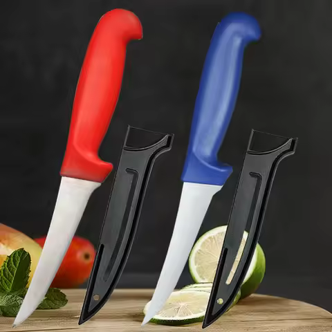 Butcher's Boning Knife Stainless Steel Meat Cleaver Deboning Skinning and Dividing Meat Household Sl