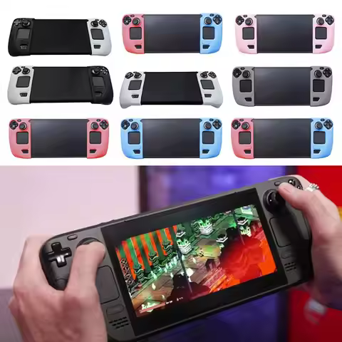 Anti-slip Silicone Grip Shockproof Thicken Protection Case Protective Game Console Grip for Steam De