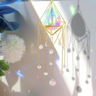 [countless1.sg] Crystal Windchimes Windchimes Hanging Decor Home Decor for Home Lawn Porch Patio