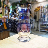 日本回流 捷克製 Bohemia 浮雕花瓶 波希米亞