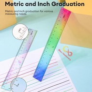 Plastic Ruler Mica Ruler Line Ruler Transparent Ruler