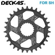 DECKAS 12 Speed Round Narrow Wide Chainring Center Lock MTB 30T 32T 34T 36T 38T Parts Direct Mount C