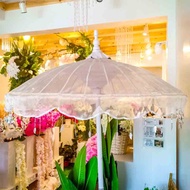 Payung Transparent 1 Layer – White