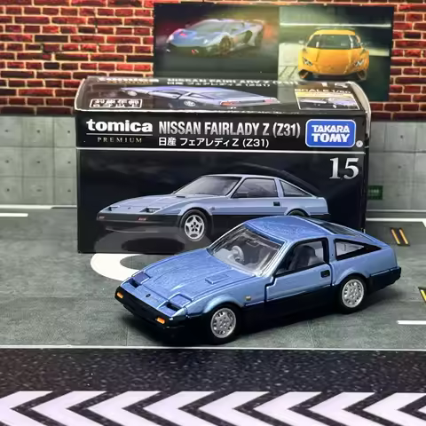 Takara Tomy Tomica Premium 15 Nissan Fairlady Z (Z31) Cars Hot Pop 1:64 Car Alloy Toys Vehicle Dieca