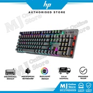 HP GK100F REAL WIRED MECHANICAL MIXED BACKLIGHT GAMING KEYBOARD WITH 104 KEYS(BLUE SWITCH)