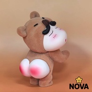 Item Panas Punggung Beruang Krayon Shin-chan Patung Punggung Seronok Puffer Capybara Shin-chan Anak 