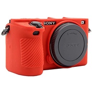Sony A6500 Camera Protective Silicone Case - Red