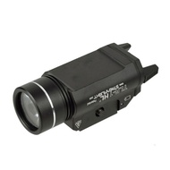 Tlr 1ไฟฉายติดตั้งลง P1ไฟฉายยุทธวิธีที่แข็งแกร่งลูเมน LED สูงไฟฉายภาคสนาม