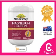 [AUS Direct Import] Nature's Way Magnesium + Turmeric 150 Tablets
